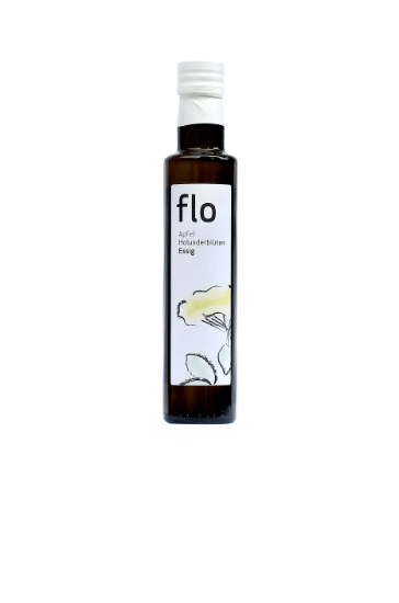 Picture of flo Bio- Apfel Holunderblüten Essig 250ml / farm-life-organic