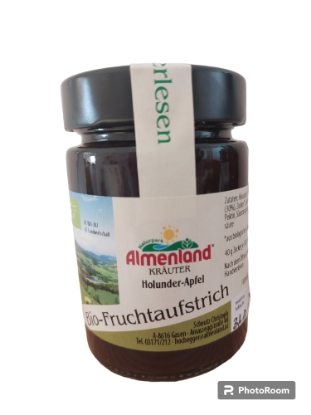 Bild von Bio-Fruchtaufstrich "Holunder-Apfel" 190ml