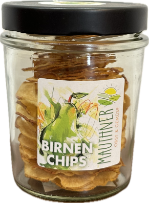 Bild von Birnenchips im Glas 50g